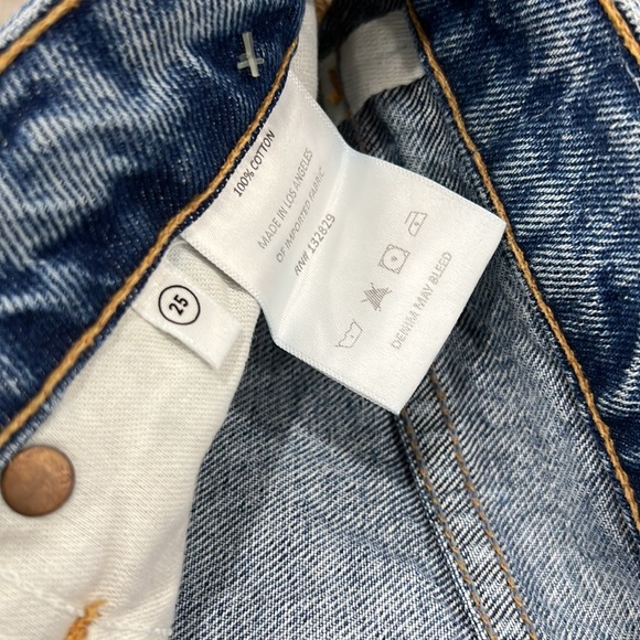 NEW Jeans Grlfrnd Hailey Low Rise Slim Boot Cut Split Leg in Melrose - Picture 4 of 11